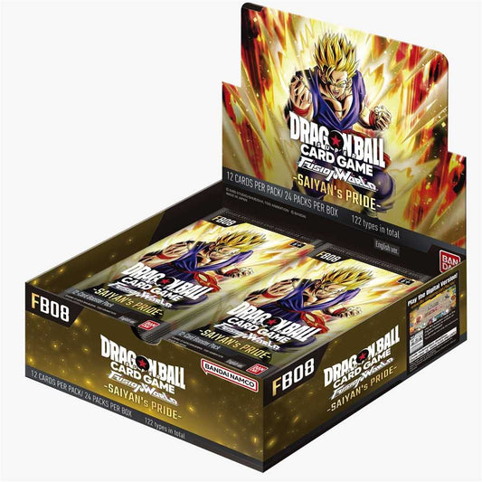 FB08 Box Saiyan’s Pride (ENG) – Dragon Ball Super Card Game Fusion World