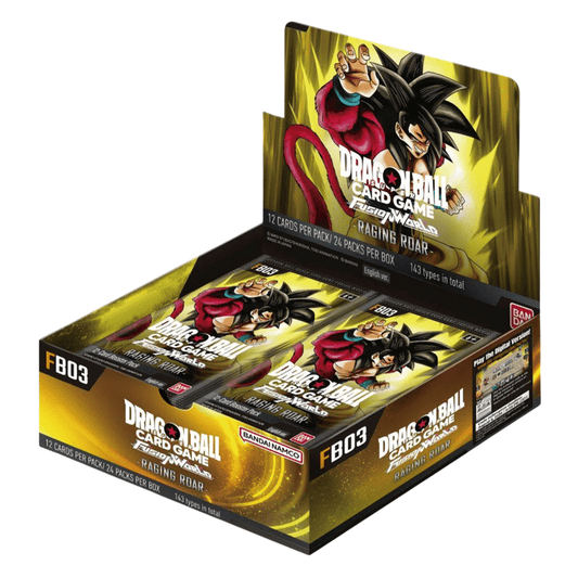 FB03 Box Raging Roar (ENG) – Dragon Ball Super Card Game Fusion World