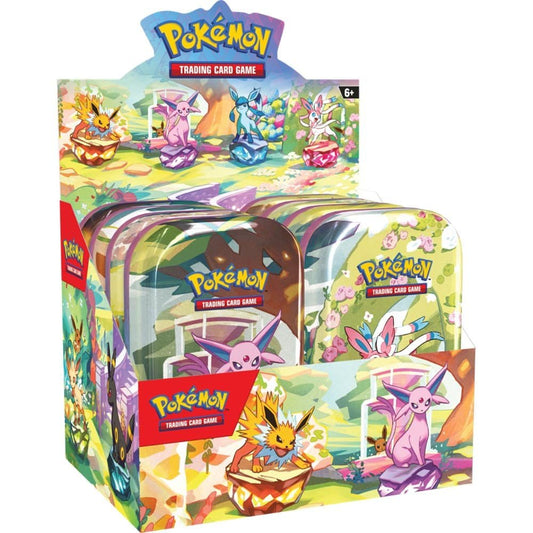 Prismatic Evolutions Display Mini Tins (ENG) – Pokemon Scarlet & Violet