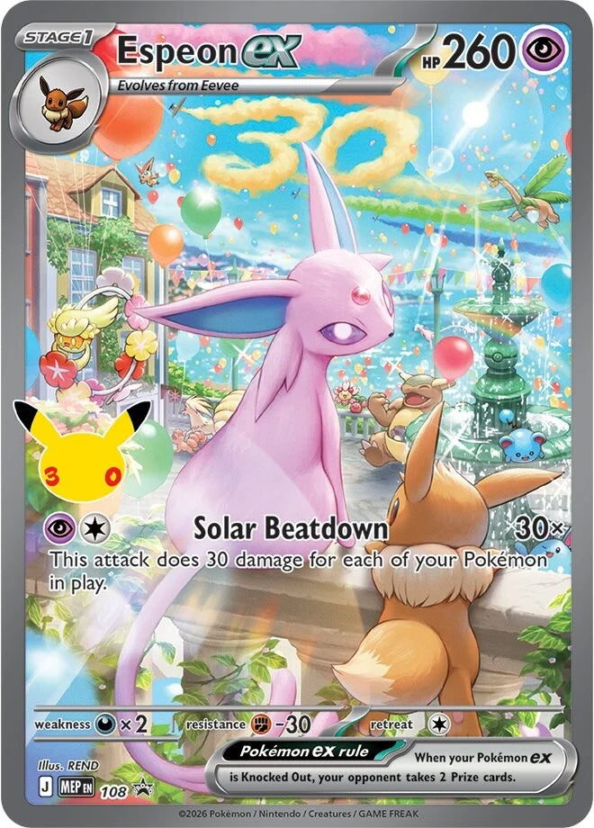 MEGA Expansion Pack 30th CELEBRATION - Pokémon TCG (ENG)